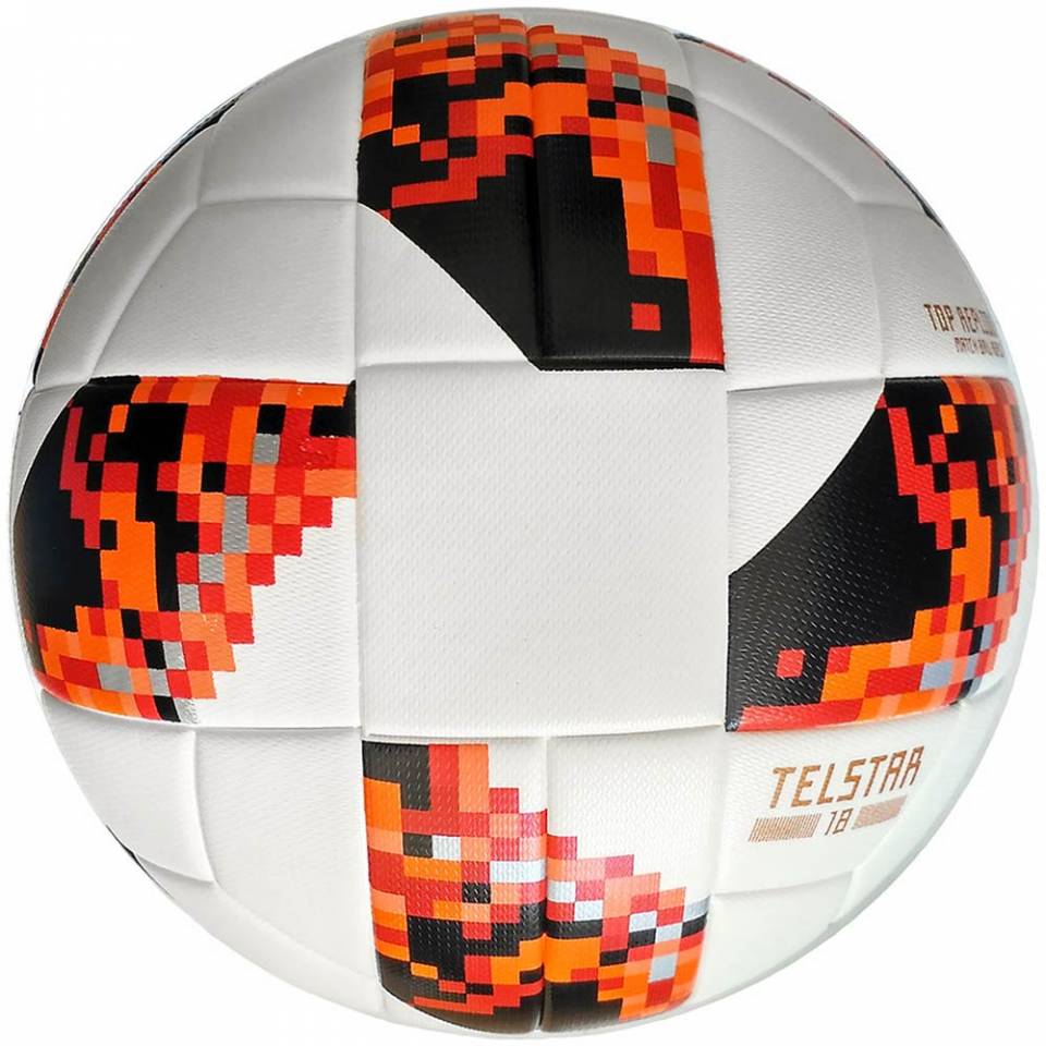 Мяч футбольный Telstar красный
