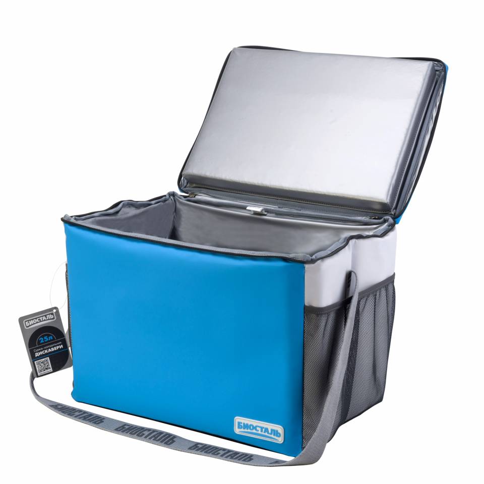 Сумка изотермическая Biostal Дискавери 25л синяя