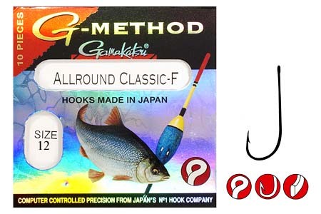 Крючки Gamakatsu Method Allround Classic F