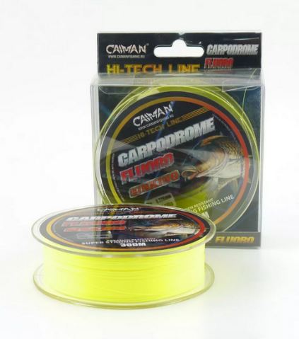 Леска Caiman Carpodrome 300м Fluo Yellow