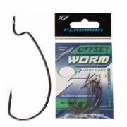 Крючки офсетные Flagman Worm Offset
