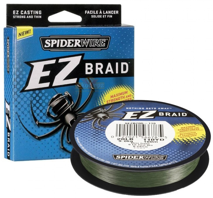 Шнур Spiderwire EZ 100м Green