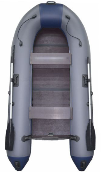 Лодка Муссон 2900 СК Light серый-синий