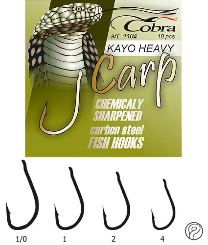Крючки Cobra Carp Kayo Heavy