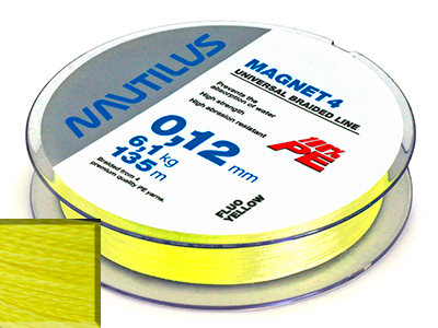Шнур Nautilus Magnet 4 135 м Yellow