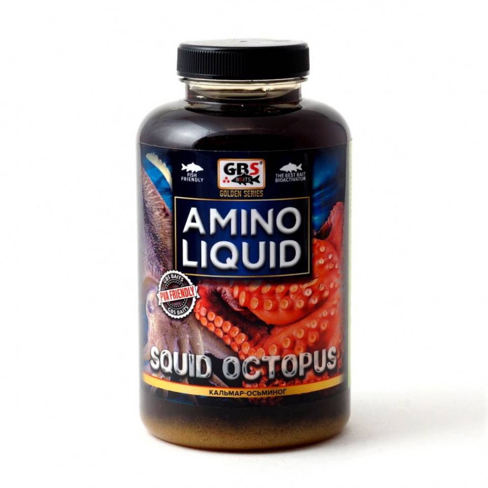 Amino Liquid GBS Baits Кальмар Осьминог 500мл