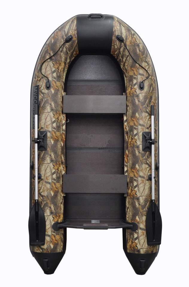 Лодка Муссон 2900 С кмф камыш, черный
