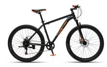 Велосипед Timetry TT322 27.5" 7 скоростей черный/оранжевый