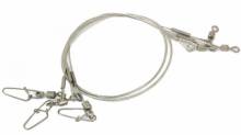 Поводок Devil Trace 1х7 Cross-Lock Snap 22 см 6 кг 2 шт