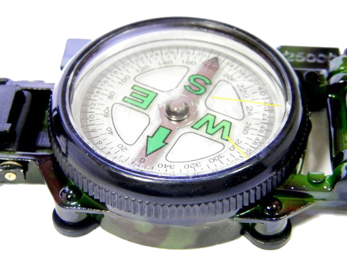 Компас Следопыт, складной, в металл. корпусе