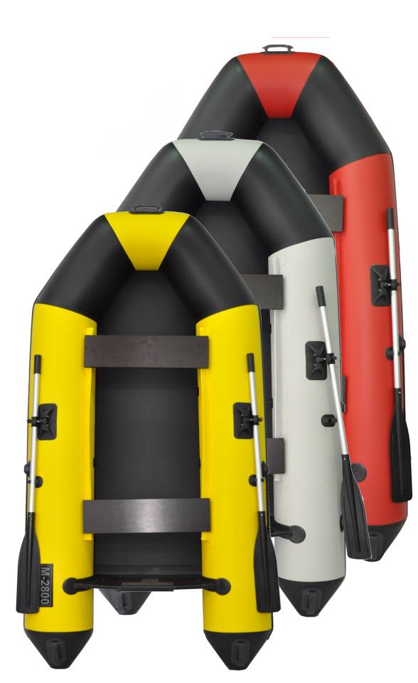 Лодка Муссон 2800 СК Light оранжевый-черный