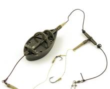 Монтаж Palomino с флэт кормушкой №2 отвод вертолет 2 крючка 40g