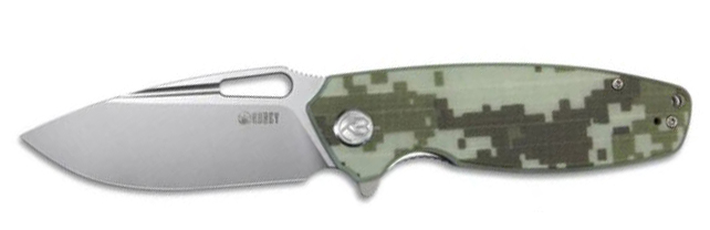 Нож складной Kubey Tityus drop point D2 G10 камуфляжный