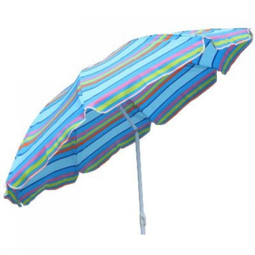 Зонт пляжный СЛЕДОПЫТ прямой, 180см, h - 183см, d штока 19/22мм голубой