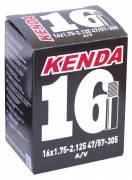 Камера велосипедная Kenda 16" х1.75-2.125 a/v