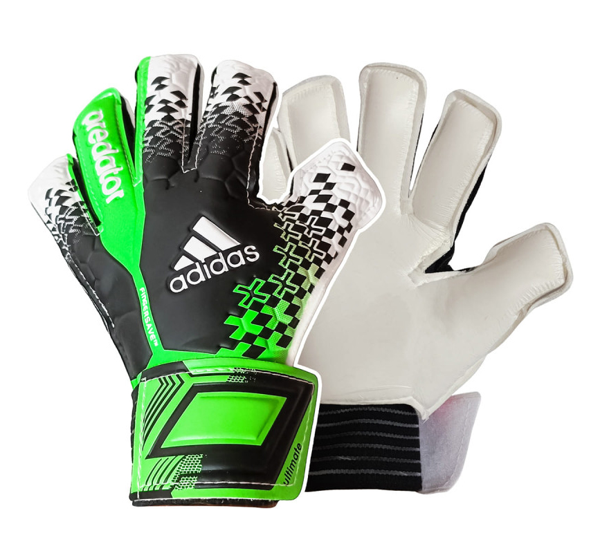 Перчатки вратарские replica зеленые