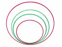 Обруч алюминиевый окрашенный