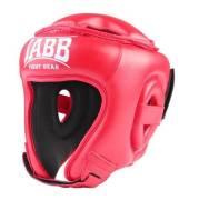 Шлем боксерский Jabb синтетическая кожа красный