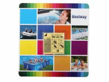 Ремкомплект Bestway 62091 влагостойкий 10 ПВХ заплаток