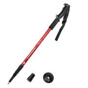 Палки для скандинавской ходьбы антишок алюминий 320гр красный