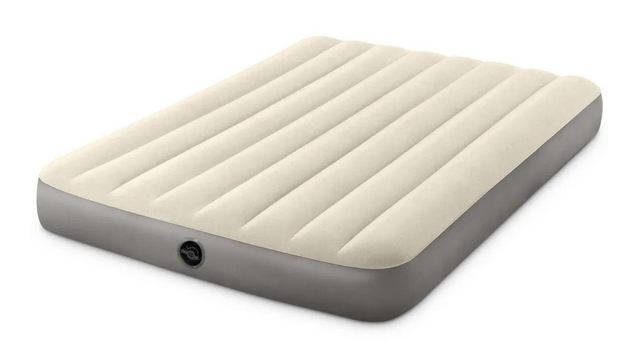 Матрас Intex Deluxe Single-High 137х191х25см серый