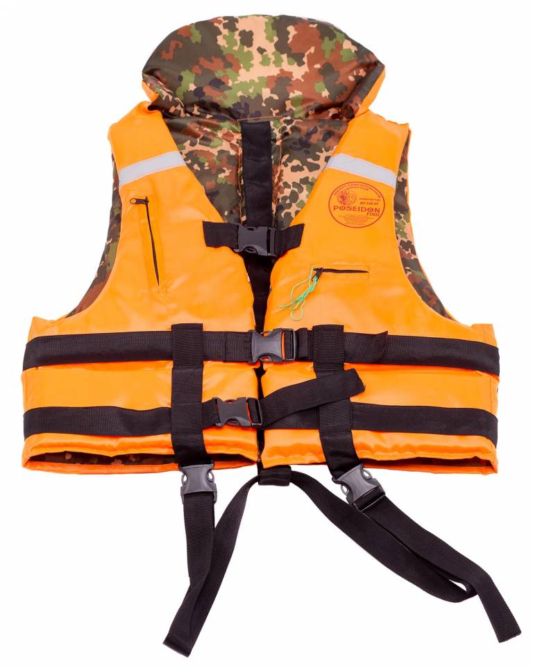 Жилет спасательный Poseidon Fish до 80 кг