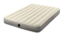 Матрас Intex Deluxe Single-High 137х191х25см серый