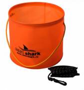 Ведро для замеса прикормки East Shark круглое 24см оранжевое