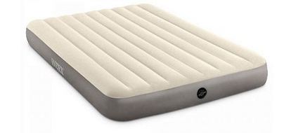 Матрас Intex Deluxe Single-High 152x203x25см серый