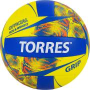 Мяч волейбольный Torres Grip Y Желтый-Синий