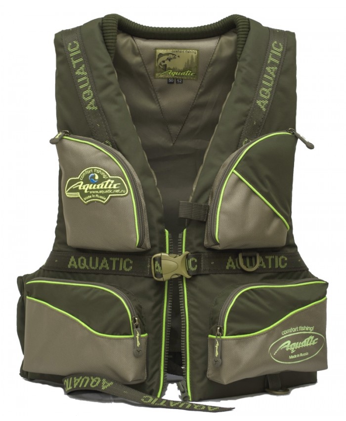 Жилет страховочный Aquatic Хаки