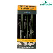 Монтаж East Shark Lead core system & Safety clip 35 LB #001