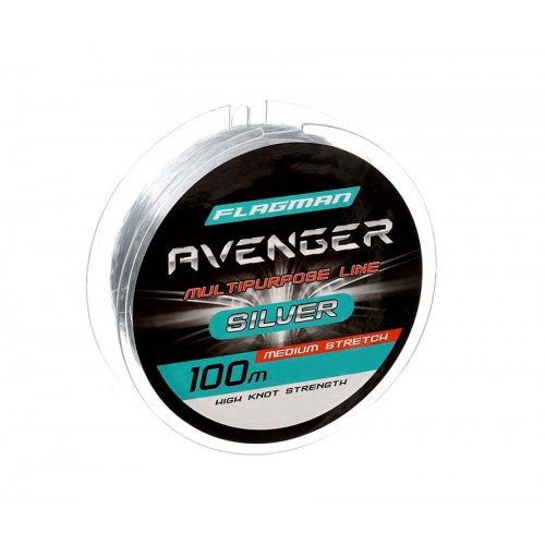 Леска Flagman Avenger 100м Silver