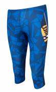 Тайцы 3/4 беговые Buff Official 3/4 Lenght Tights K Royal Blue