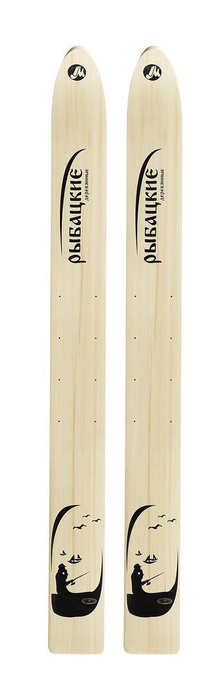 Лыжи деревянные Рыбацкие 125см