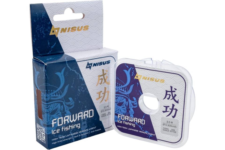 Леска Nisus FORWARD ICE FISHING 50м