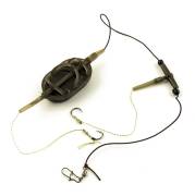 Монтаж Palomino с флэт кормушкой №3 отвод вертолет 2 крючка 50g