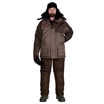 Костюм зимний Alaskan Russian Mission FS хаки/коричневый -35
