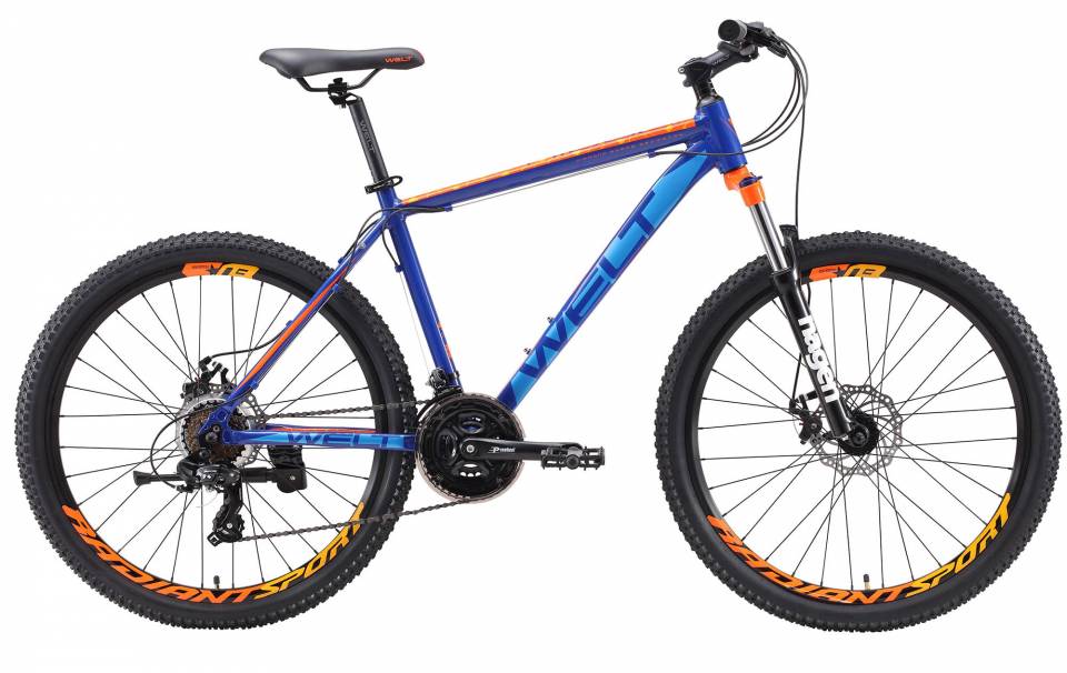 Велосипед Welt Ridge 1.0 D Dark Blue/Orange 2019
