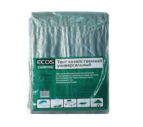 Тент Ecos 4х6м 100г/м2