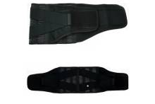 Пояс-суппорт спины с металлическими вставками черный