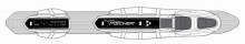 Крепления лыжные Fischer Touring Classic My Style NIS White